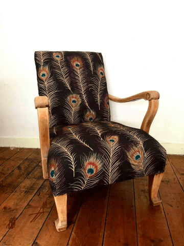 Wood & Peacock Armchair