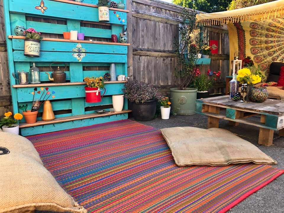 "Recycled Patio Blog" recycled plastic rug by Emma Mullender