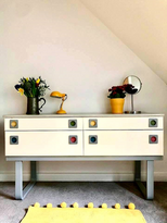 "Retro Sideboard" Upcycling for teenage girls bedroom by Emma Mullender